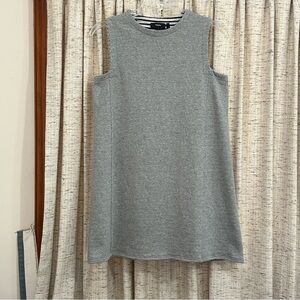 Theory Cotton Terry Reversible Sleeveless Tent Dress